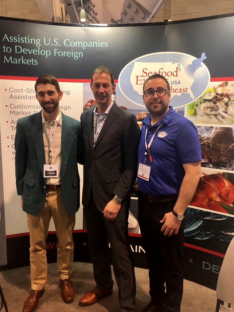 Seafood Expo - Show Floor - Andrew Greenwell, Jeff Bennet, Andrew Haught